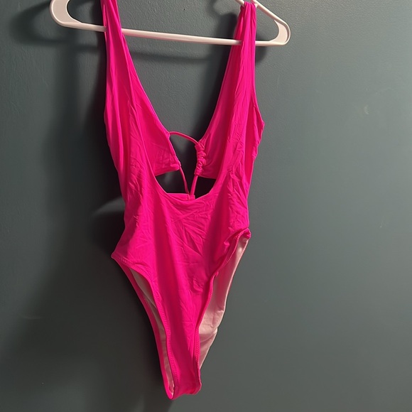 Pink One Piece Swim 0128 - Picture 2 of 3